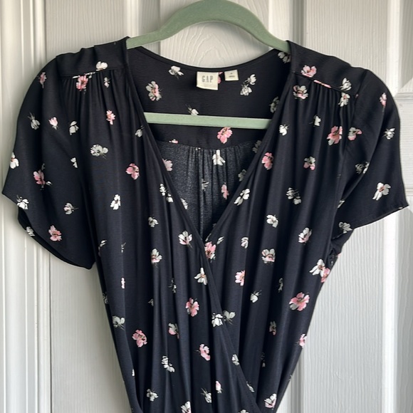 90s GAP floral wrap dress - Picture 4 of 7